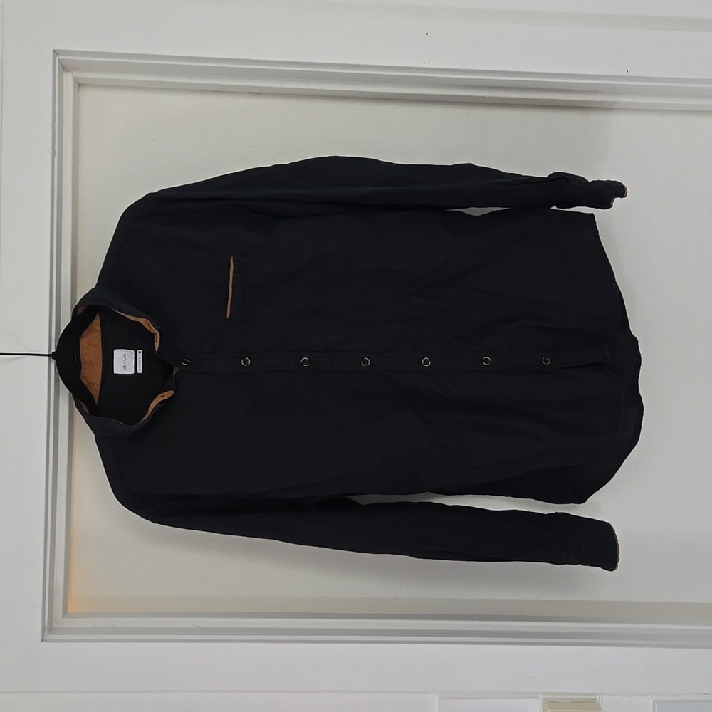 JB HOLT, long sleeve dress shirt, athletic fit.